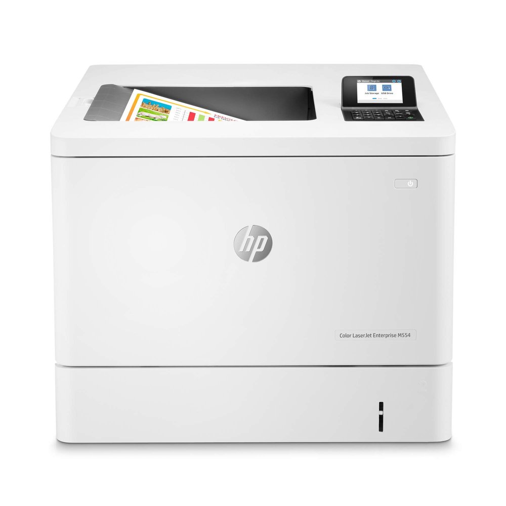 HP Color Laserjet Enterprise M554dn Duplex Printer (7ZU81A) (Renewed)