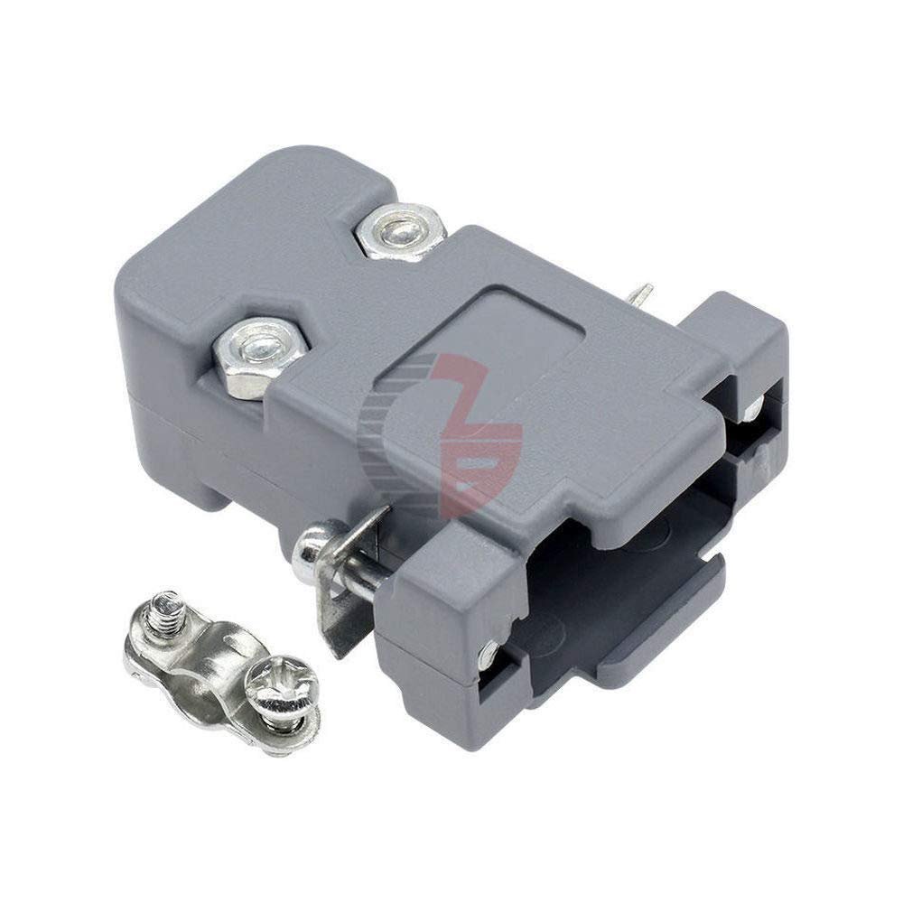 10Pcs Plastic Hood Cover for 9Pin or 15Pin D-Sub DB9 DB15 Converter Connector