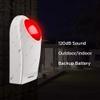 Strobe Siren Panic Alarm Button Siren Alarm with Light for Home Caring Loud Outdoor SOS Alert System 2 Red Flashing Siren and 4 Emergency Button for Store Hotel Jewelry Shop Security view 3