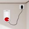 Remote Emergency Strobe Siren Alarm Kit Waterproof Outdoor Loud Panic SOS Warning System for Business Home Shop Hotel School 300ft 1 Red Flashing Siren+ 2 Call Buttons view 2