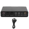 HERCHR Audio Adapter, USB 5.1 Computer External Sound Card Audio Adapter for Karaoke Recording 6 Channel Optical S/PDIF Audio Sound Card Adapter for PC Laptop Recording Compatible with Win10/8/7/ XP view 1