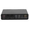 HERCHR Audio Adapter, USB 5.1 Computer External Sound Card Audio Adapter for Karaoke Recording 6 Channel Optical S/PDIF Audio Sound Card Adapter for PC Laptop Recording Compatible with Win10/8/7/ XP view 3