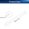 Heyiarbeit 8 Inch Zip ties White Plastic Cable Tie Nylon Cable Wire Ties Self-Locking Tie Wraps 500Pcs view 2