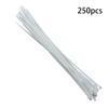 Heyiarbeit 12 Inch Zip ties White Plastic Cable Tie Nylon Cable Wire Ties Self-Locking Tie Wraps 250Pcs view 3