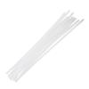 Heyiarbeit 20 Inch Zip ties White Plastic Cable Tie Nylon Cable Wire Ties Self-Locking Tie Wraps 100Pcs view 1