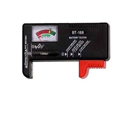 Battery Tester BT-168 Universal Battery Tester for AA AAA C D 9V 1.5V Button Cell Batteries BT-168D (BT168D Pointer Indicator)