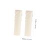 SOLUSTRE 20 Pcs Plastic Chandelier Sleeves Tear Casing for Candle Covers Non-Electric Light Base Sleeves view 2