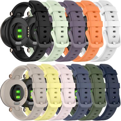 11-Pack Compatible with Garmin Lily Watch Bands Ladies Fashion Silicone Strap Women Sports Fitness Wristband for Garmin Lily Smartwatch
