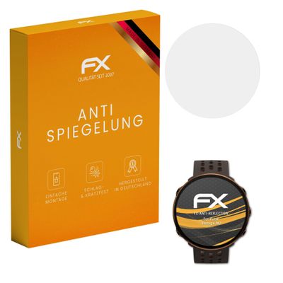atFoliX Screen Protector compatible with Polar Vantage M2 Screen Protection Film, anti-reflective and shock-absorbing FX Protector Film (3X)