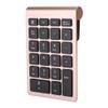 Wireless Numeric Keypad, Mini Digital Numpad 22 Keys Ergonomic Number Pad Keyboard with 2.4G USB Receiver for Laptop/PC/Desktop(Rose Gold) view 1