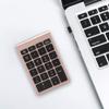 Wireless Numeric Keypad, Mini Digital Numpad 22 Keys Ergonomic Number Pad Keyboard with 2.4G USB Receiver for Laptop/PC/Desktop(Rose Gold) view 4
