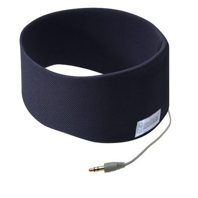 AcousticSheep SleepPhones Classic | Corded Headphones for Sleep, Travel, and More | The Original and Most Comfortable Headphones for Sleeping (Nighttide Navy - Breeze Fabric, Small)