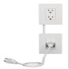 Legrand - Wiremold In-Wall Outlet Relocation Kit, White In-Wall Power Outlet Relocation Kit, 6 Foot In Wall Outlet Extender for Kitchen Remodel and Outlet Relocation, IWPE-WH view 1