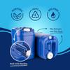 Saratoga Farms 5-Gallon Stackable Water Storage Containers, Emergency Water Storage for Camping and Disaster Preparedness, 20 Gallons view 3