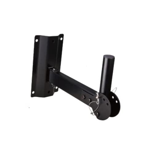 XPIX Speaker Stand Wall Mount (Black) Perfect for Entertaining from Home or Using Speakers for a Home Theater