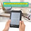 E-Reader, 6 inch EBook Reader with EInk Screen, 1024 x 768 Resolution Display 300DPI Electronic Paper Book with Blue Cover, E-Paper Supports TF Card for Adult, Kids(Black 2) view 3