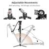 Cayer FP34 Video Monopod with Fluid Head, 71.2 inch Aluminum Monopod Tube with Feet, Supports 13.2 lbs, Ideal for DSLR Cameras, Camcorders, and Professional Video Shooting view 4