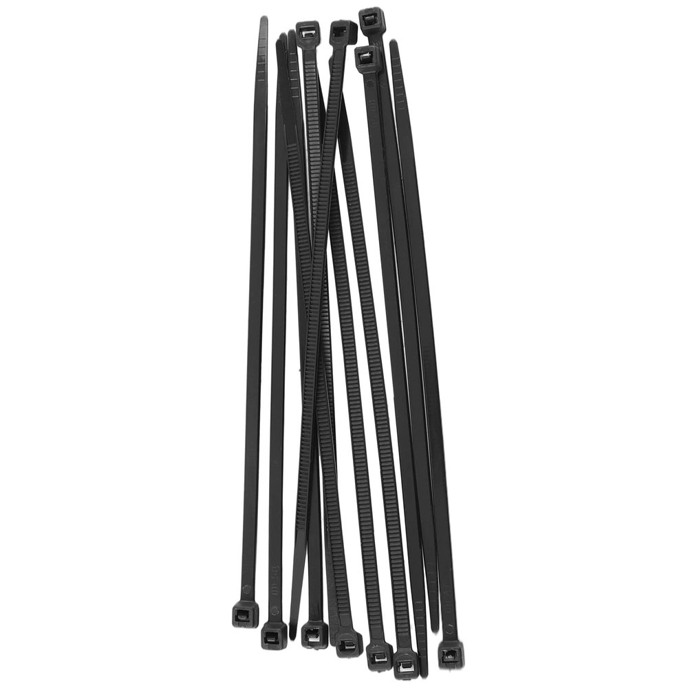Heyiarbeit 6 Inch Zip ties White Plastic Cable Tie Nylon Cable Wire Ties Self-Locking Tie Wraps 100Pcs