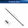 Heyiarbeit 6 Inch Zip ties White Plastic Cable Tie Nylon Cable Wire Ties Self-Locking Tie Wraps 100Pcs view 2