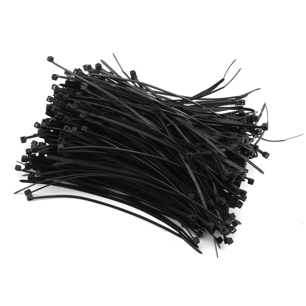 Heyiarbeit 6 Inch Zip ties White Plastic Cable Tie Nylon Cable Wire Ties Self-Locking Tie Wraps 1000Pcs