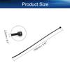 Heyiarbeit 6 Inch Zip ties White Plastic Cable Tie Nylon Cable Wire Ties Self-Locking Tie Wraps 1000Pcs view 2