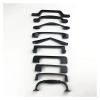 YUNSI Kitchen Drawer Cupboard Door Handle Hole spacing 96mm Zinc Alloy Black Cabinet Handles American Style Kitchen Door Pulls Drawer Knobs Furniture Handle for Family Restaurant Bathroom Bedroom bar view 1