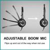 Cisco Headset Noise Cancelling Mic Compatible with Cisco Phone 6841 6871 7941g 7961g 7971g 8811 8845 8865 8941 8961 Series Models Includes U10 RJ9 Cord and 3.5mm Smartphone Adapter view 4