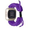 DKEnjoy Watch Band Compatible with Fitbit Versa 3/Sense Strap, Woven Nylon Replacement Accessories Bracelet Adjustable Wristband (Purple) view 3