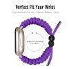 DKEnjoy Watch Band Compatible with Fitbit Versa 3/Sense Strap, Woven Nylon Replacement Accessories Bracelet Adjustable Wristband (Purple) view 4