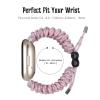 DKEnjoy Watch Band Compatible with Fitbit Versa 3/Sense Strap, Woven Nylon Replacement Accessories Bracelet Adjustable Wristband (Pink) view 4