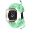 DKEnjoy Watch Band Compatible with Fitbit Versa 3/Sense Strap, Woven Nylon Replacement Accessories Bracelet Adjustable Wristband (Green) view 3