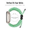 DKEnjoy Watch Band Compatible with Fitbit Versa 3/Sense Strap, Woven Nylon Replacement Accessories Bracelet Adjustable Wristband (Green) view 4