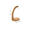 Cabilock 1pc Household Banana Display Stand Hanging Hook for Grapes and Countertop Fruit Storage Creative Design for Decor Khaki view 4