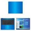 Decalrus - Protective Decal for LG gram 16 16T90P (16" Screen) Laptop LITE Blue Texture Brushed Aluminum Skin case Cover wrap BAlgGram2in1_16t90pLiteBlue view 1