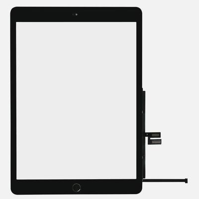 ePartSolution Touch Screen Digitizer Glass Lens Replacement for iPad 7 2019 7th 10.2" A2197 A2198 A2200 USA (Black + Home Button)