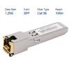 1000BASE-T Gigabit SFP to RJ45 Copper Ethernet Modular Transceiver for Cisco,Meraki,Ubiquiti,D/TP Link,Supermicro,Netgear, 1.25G SFP-T CAT5E/CAT6 up to 100m Mikrotik S-RJ01 view 2