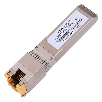 10G SFP+ RJ45 Copper Transceiver, 10G T Copper Module 10GBase-T SFP CAT.6a/7 up to 30 Meters Compatible with Cisco,Ubiquiti,Netgear,D-Link,Supermicro,TP-Link,Broadcom Mikrotik,Unifi