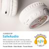 BuddyPhones Play Plus | Wired or Wireless Foldable Bluetooth Kids Headphones + Microphone - SafeAudio Volume-Limiting Options, Voice Enhancing Study Mode + Answer/Playback Button (Rose Pink) view 4