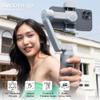 Zhiyun Smooth Q3 Combo, 3-Axis Phone Gimbal with Fill Light and Gimbal Bag, Portable & Foldable, Gesture Control, Video Recording, Auto Tracking Gimbal Stabilizer for Smartphone for iPhone & Android view 3