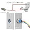 Door Button Switch Door Push Release Switch with Indicator Light DC36V Gate Access Control System Button Userfriendly Design view 4