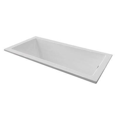 PROSTOCK Acrylic Reversible 66" x 36" Dropin Soaker Tub White TDS6636
