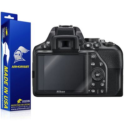 ArmorSuit MilitaryShield 2 Pack Screen Protector Designed for Nikon D3500 DSLR (Max Coverage) Anti-Bubble HD Clear Film