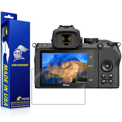 ArmorSuit MilitaryShield Anti-Glare 2 Pack Screen Protector Designed for Nikon Z50 (2019) (Max Coverage) Anti-Bubble Matte Film