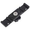 Dual Cold Shoe Mount Bracket,Dual Cold Shoe Mount Plate Adapter,Dual Hot Shoe Extension Bar for Nikon Canon Sony DSLR Camera Flash LED Video Light Microphone view 1