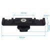 Dual Cold Shoe Mount Bracket,Dual Cold Shoe Mount Plate Adapter,Dual Hot Shoe Extension Bar for Nikon Canon Sony DSLR Camera Flash LED Video Light Microphone view 4