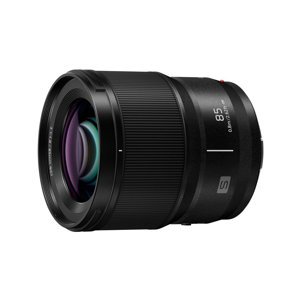 PANASONIC LUMIX S Series Camera Lens, 85mm F1.8 L Mount Interchangeable Lens for Mirrorless Full Frame Digital Cameras, S-S85, Black (Renewed)