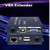 Up to 656Ft/200m,VGA KVM UTP Extender Video Audio Over RJ45 Cat5e Cat6 Sender Receiver Set view 2