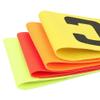 ccHuDE 6 Pcs Adjustable Elastic Soccer Captain Armband Arm Bands Football Basketball Player Bands for Youth Adult Blue view 4