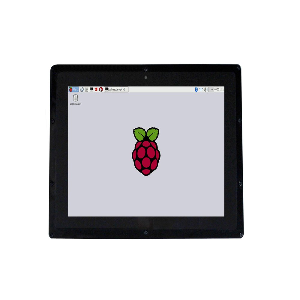 10.1inch Capacitive Touch Screen LCD (B) with Case, 10-Points Touch Monitor,1280800 Resolution HDMI IPS Screen with HDMI/USB interfaces,Support Raspberry Pi/PC Windows 11/10/8.1/8/7