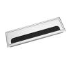 Aluminium Desk Cable Hole Cover, Desk Computer Wire Cable Tidy Outlet, Cable Outlet Insert for Management of Office & Computer Desk Wires(L), Solar Switch Board and Socket Cover view 2
